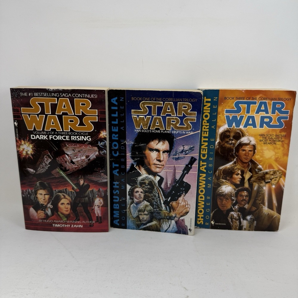 Star Wars Dark Force Rising, Ambush at Corellia, Showdown at Centerpoint Books